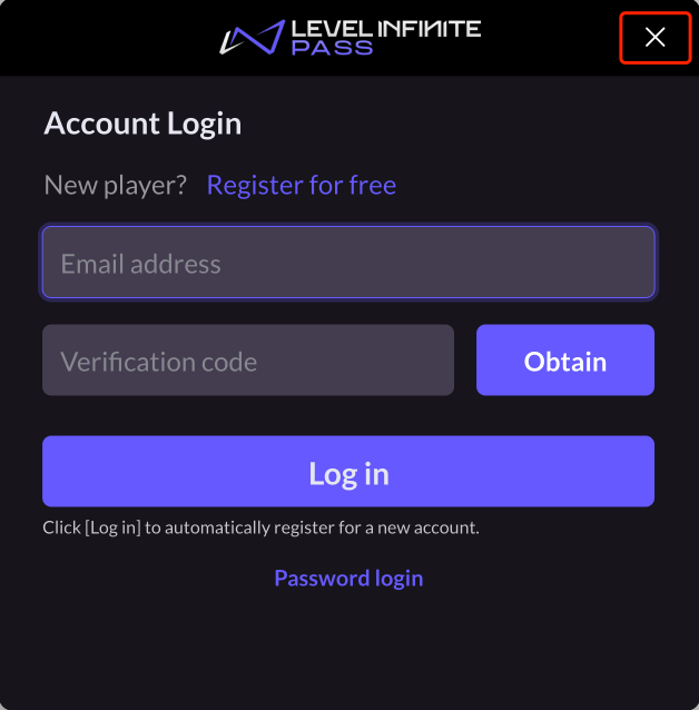 Image: SHOW_LOGIN_PANEL_CLOSE