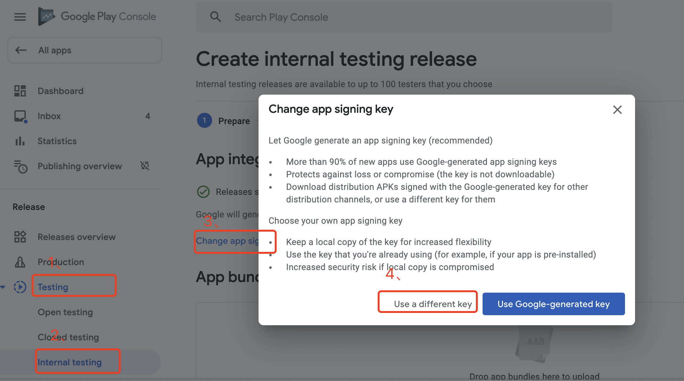 Image: AAB Upload Key