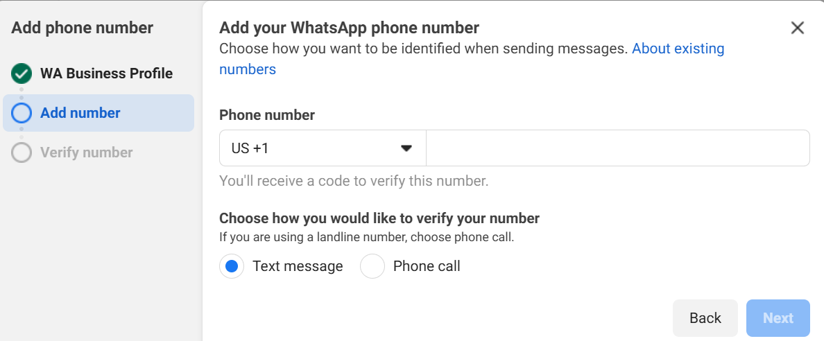 Image: Add official WhatsApp number