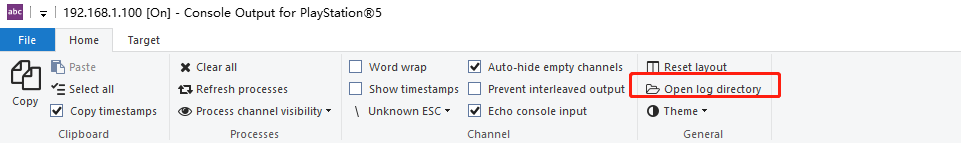 Image: Acquire Logs from PS5