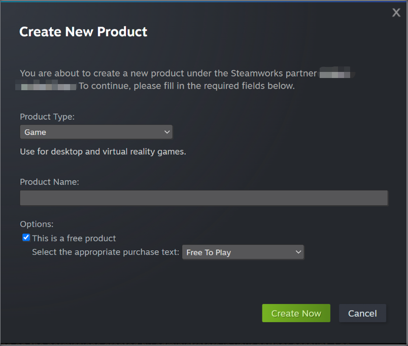 Image: Create application