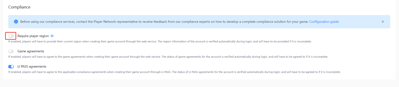 Compliance Certification