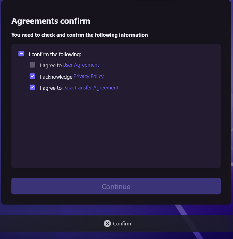 Image: Console Scan Code Login