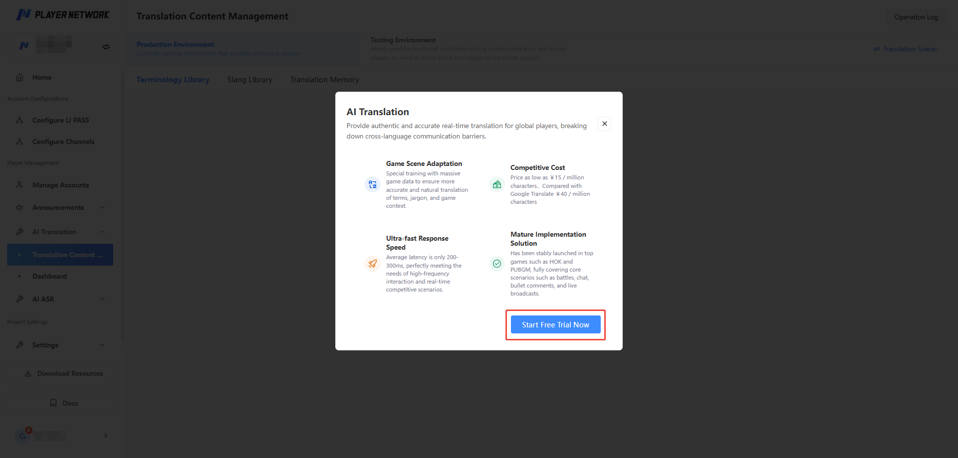 Translation Content Management - Initialization Success