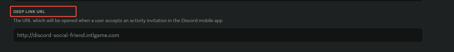 Image: DeepLink configuration