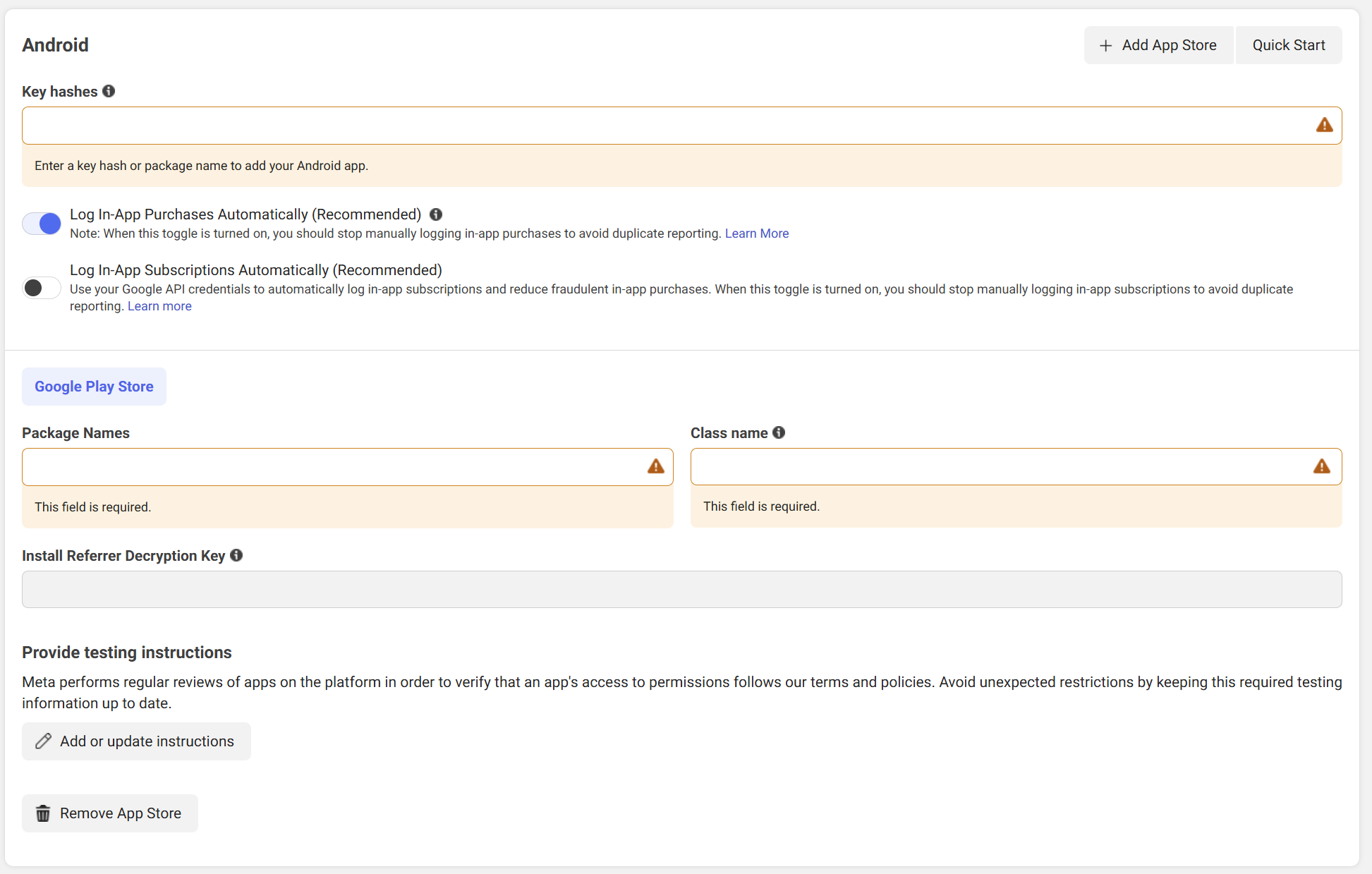 Image: Add platform configuration