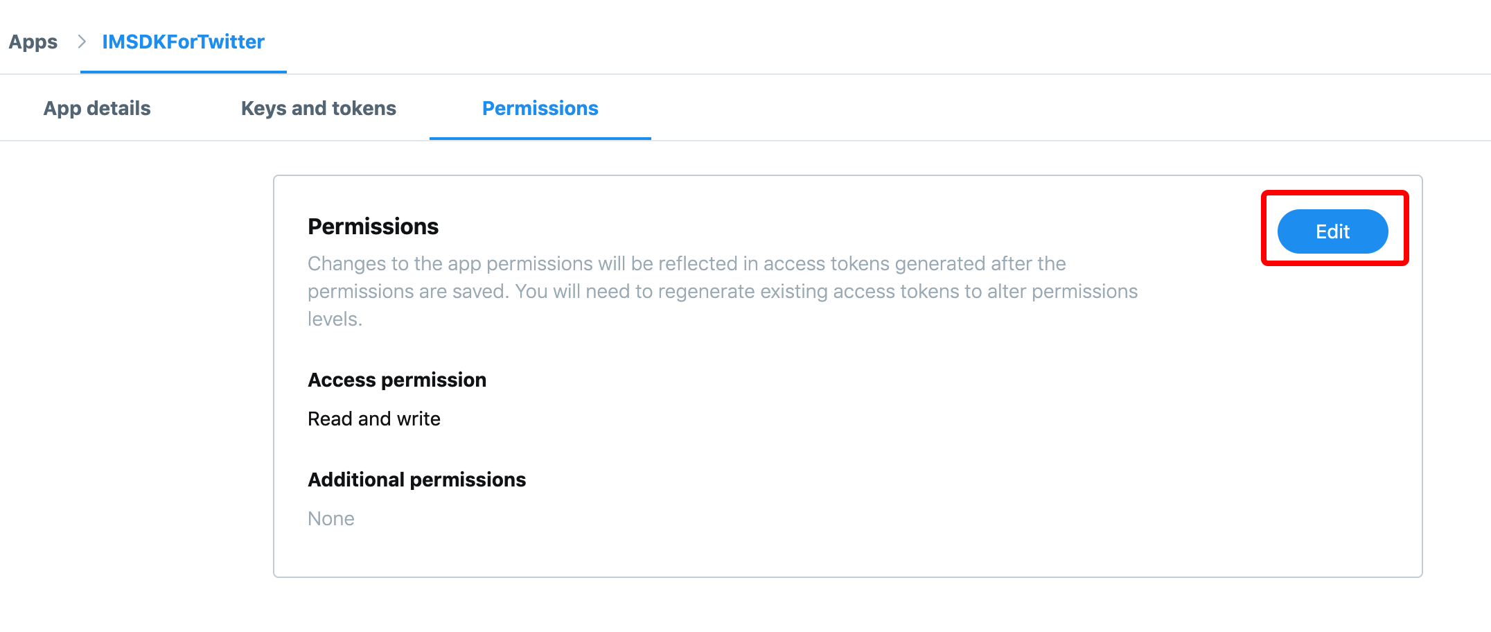 Image: X management configuration