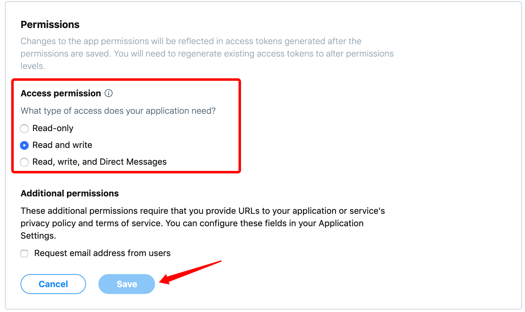 Image: X management configuration