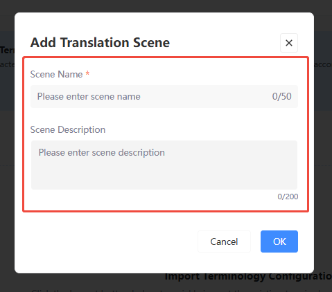 Translation Scene