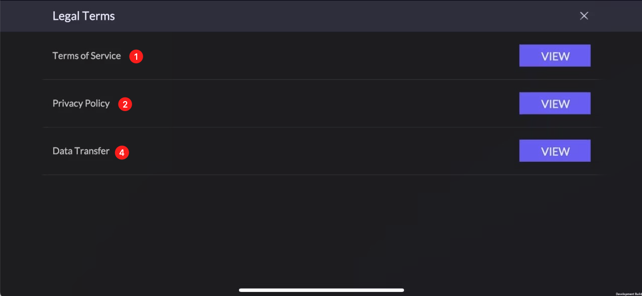 图片:法律条款界面