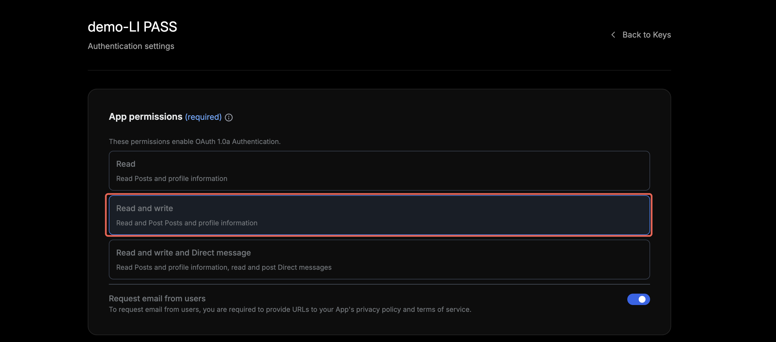 图片：X app permissions