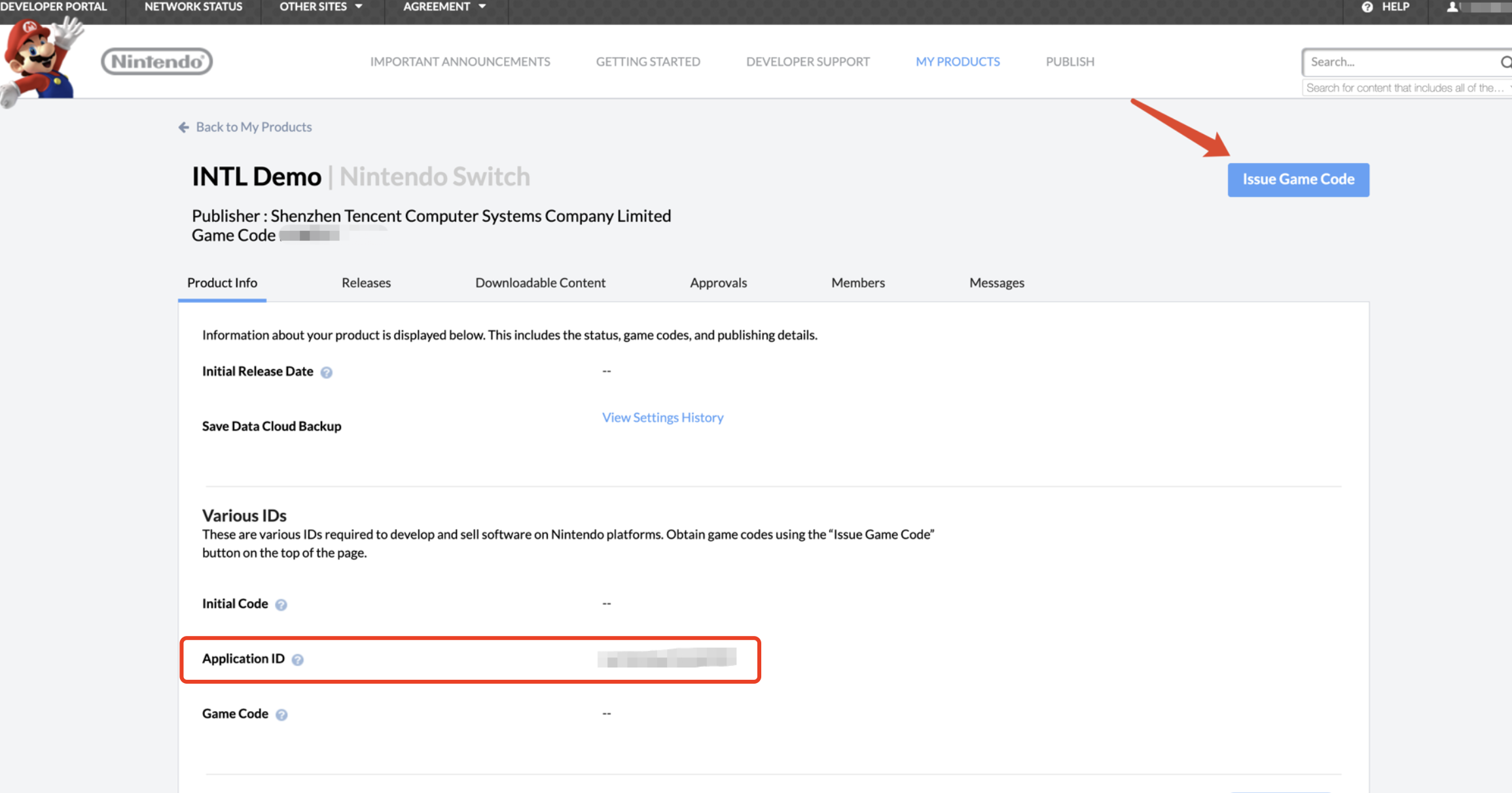 图片:Issue Game Code