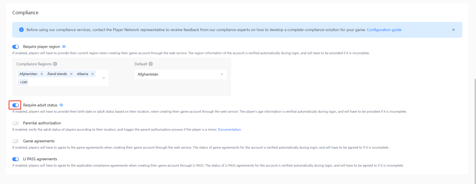 Compliance Certification