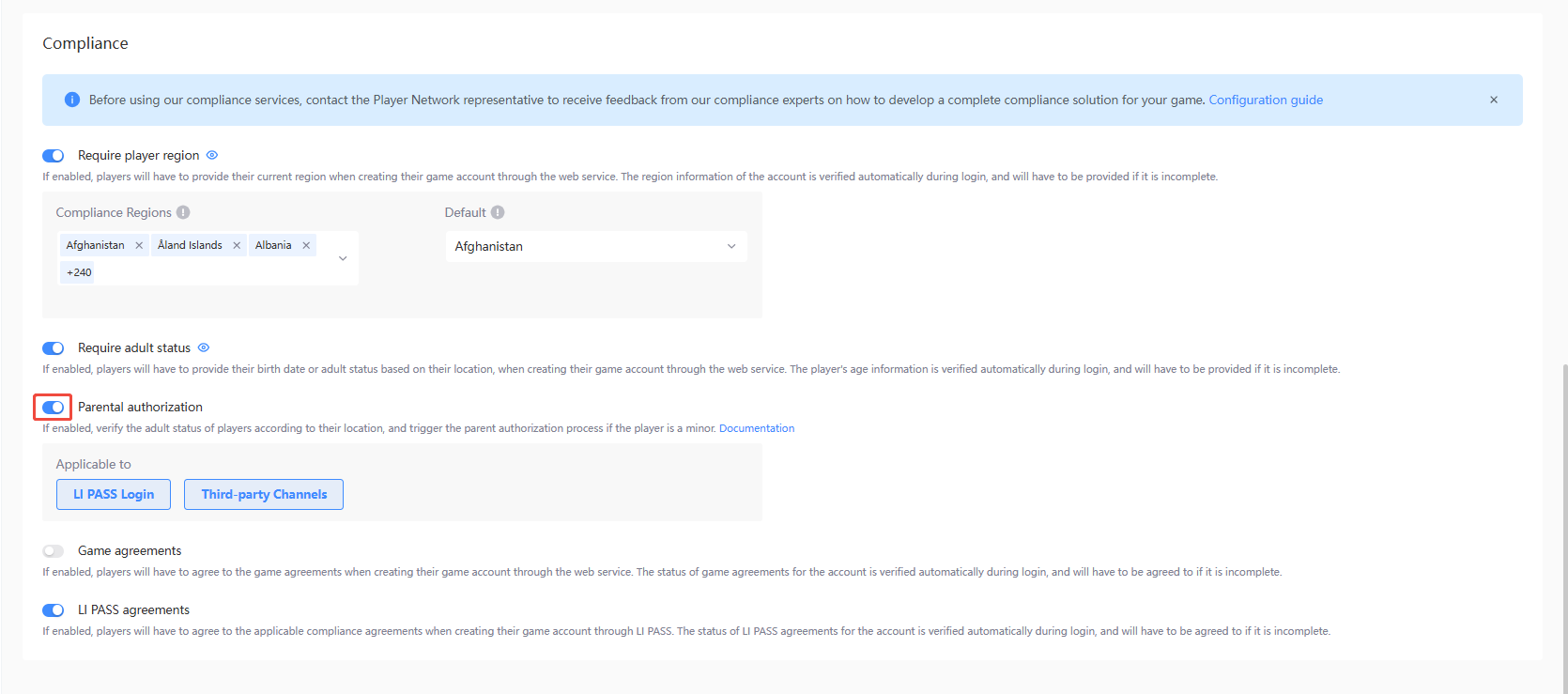 Compliance Certification