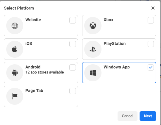 Image: Add mobile app platform